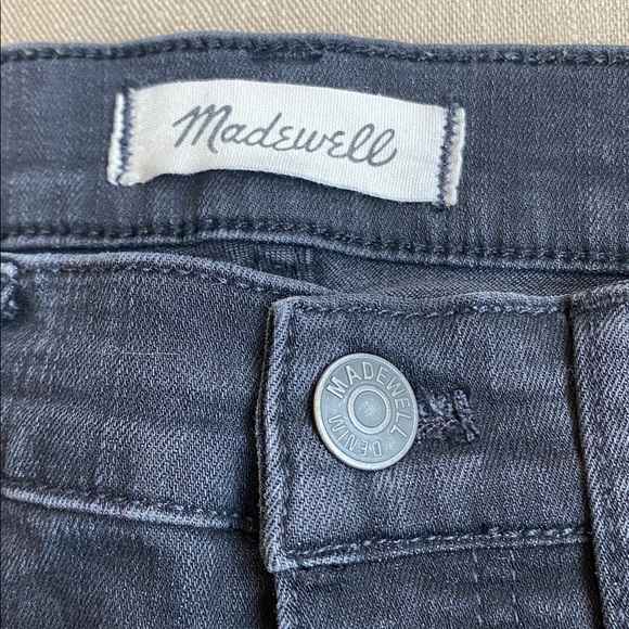 Madewell Cali Demi-Boot Jeans Black Wash 25 TALL - Picture 4 of 9